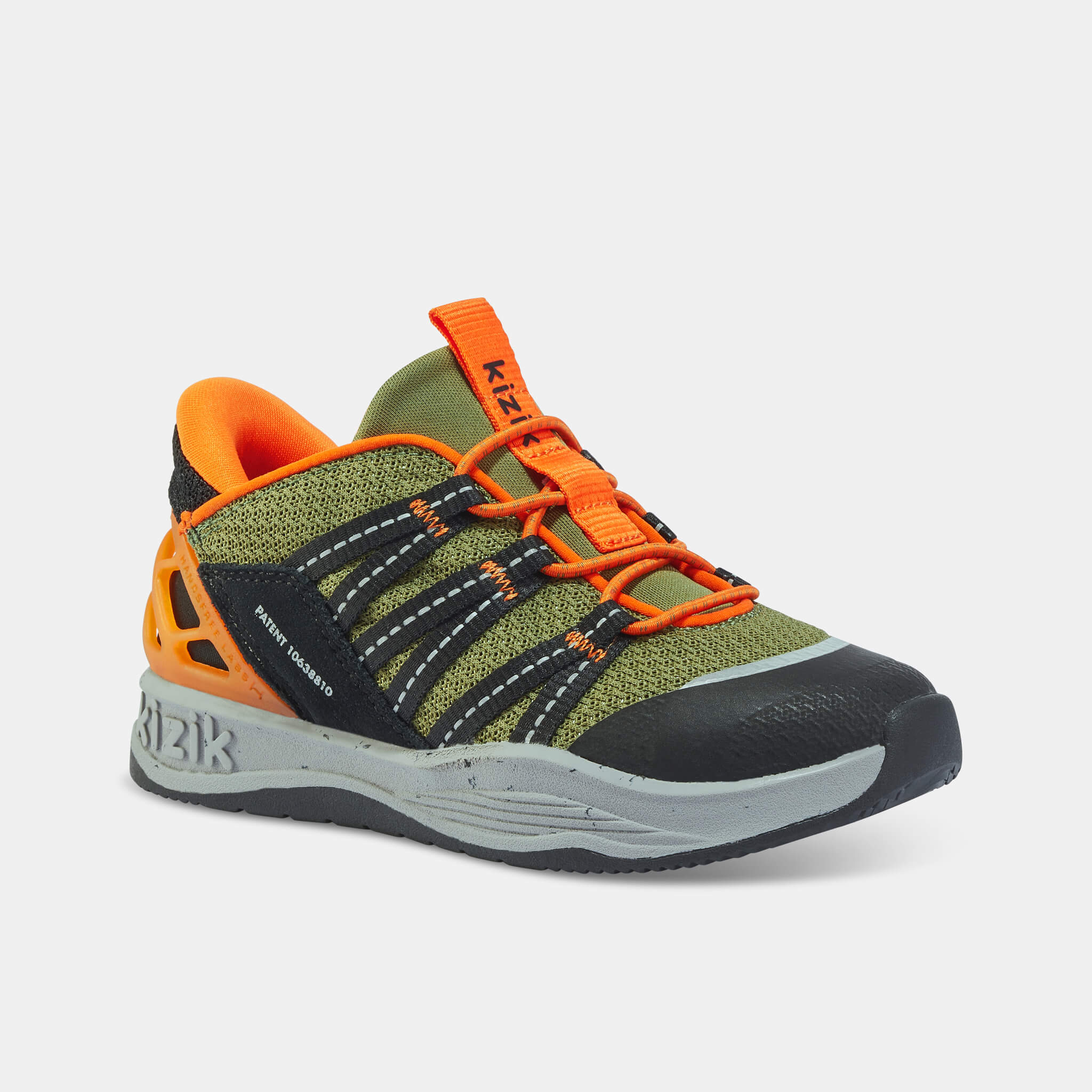 Kids Truckee - Olive Green/Orange - Image 3