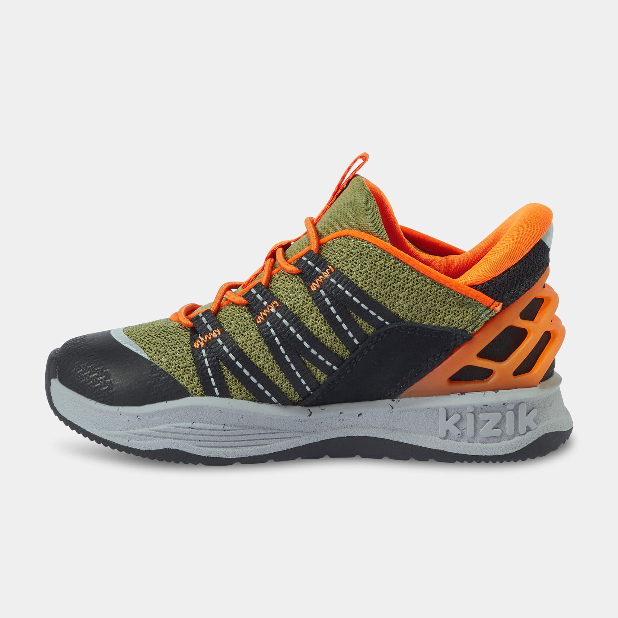 Kids Truckee - Olive Green/Orange - Image 7