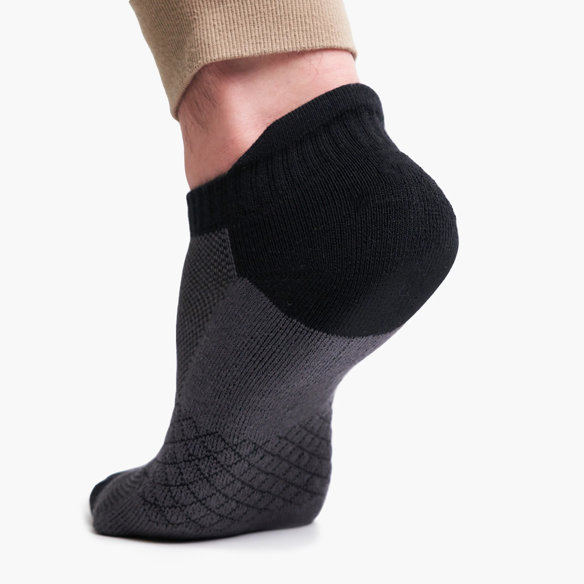Kizik Ankle Socks - Charcoal - Image 2