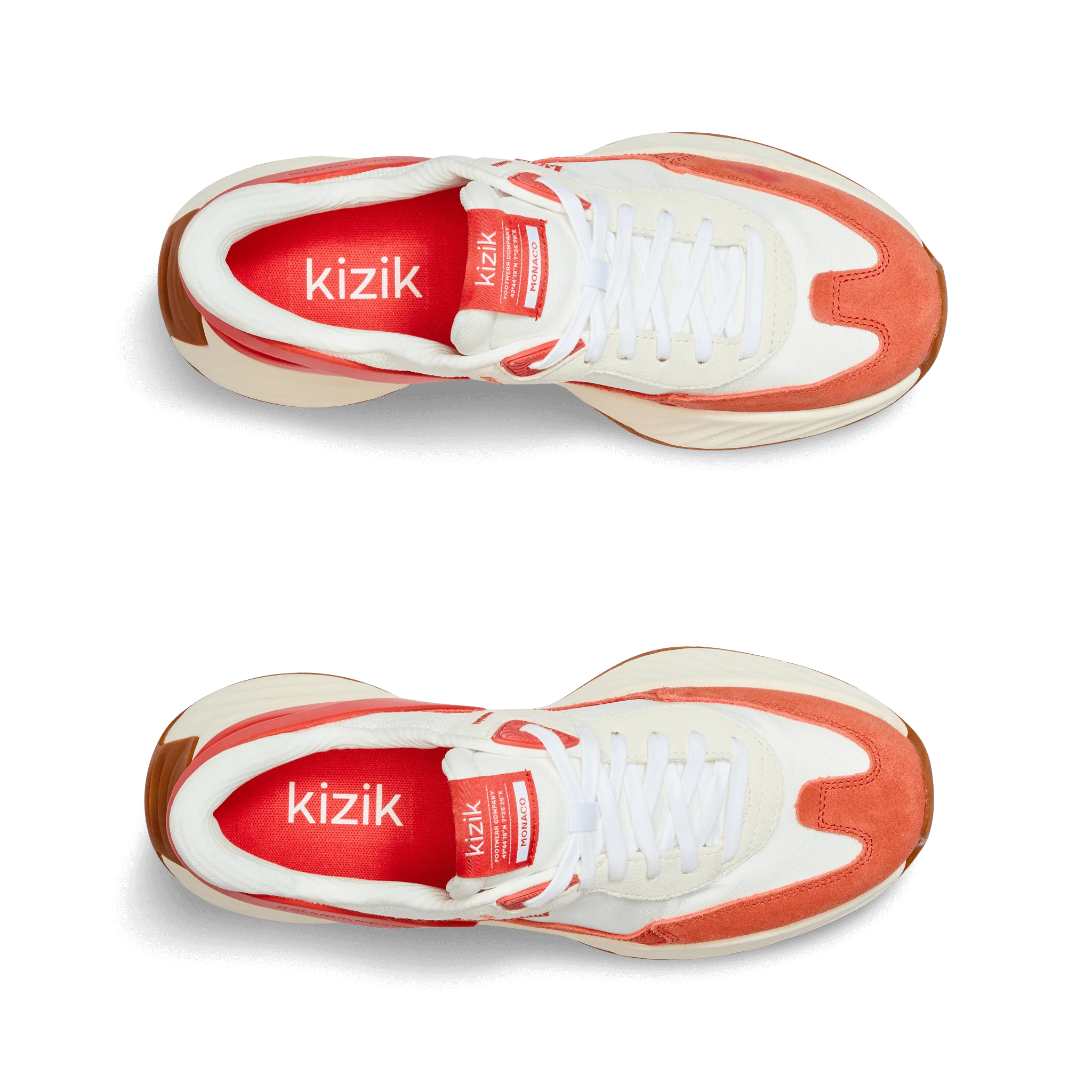 Men's Monaco - White/Tigerlily - Image 7