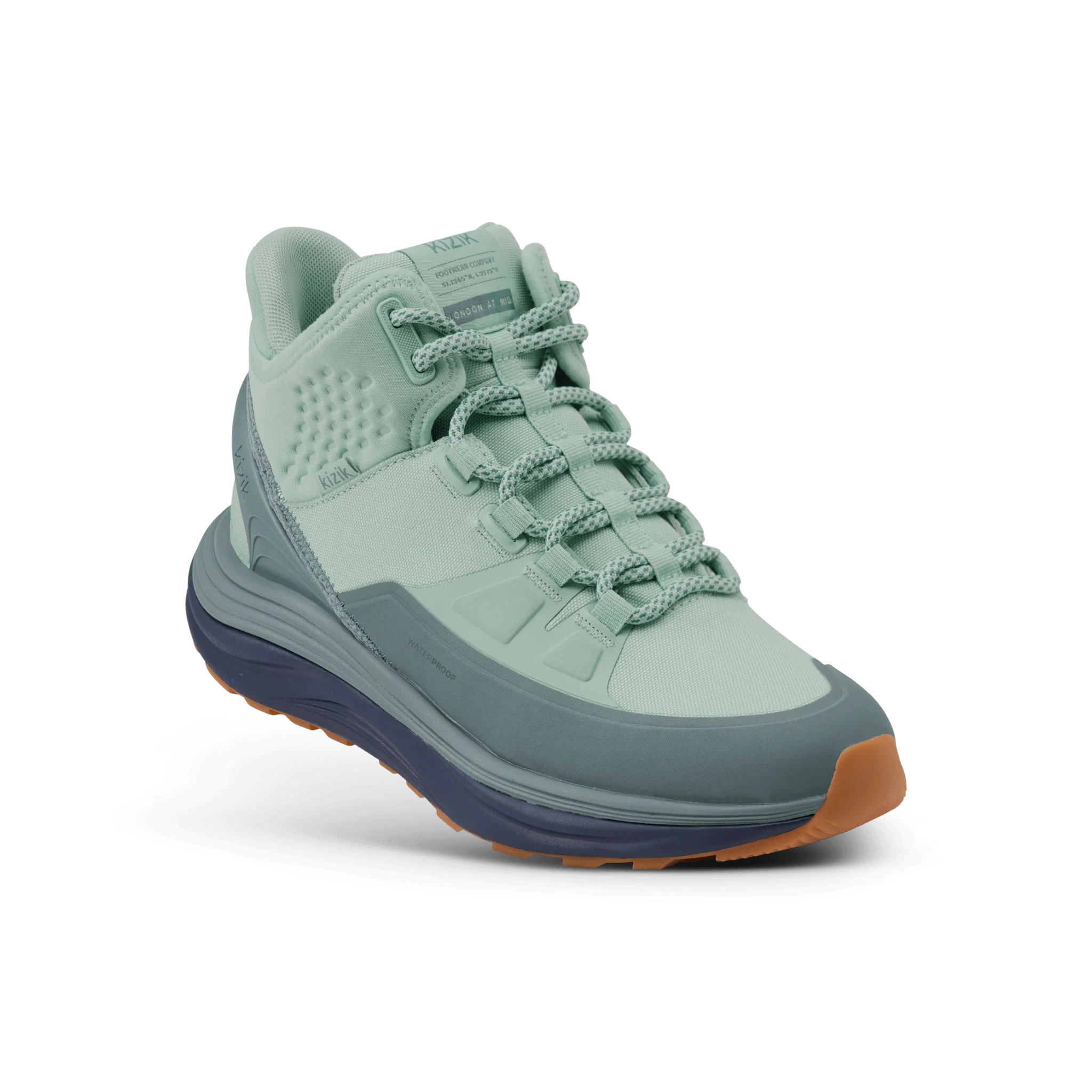 Women's London AT Mid Waterproof - Surf Spray/Naval Academy - Image 2